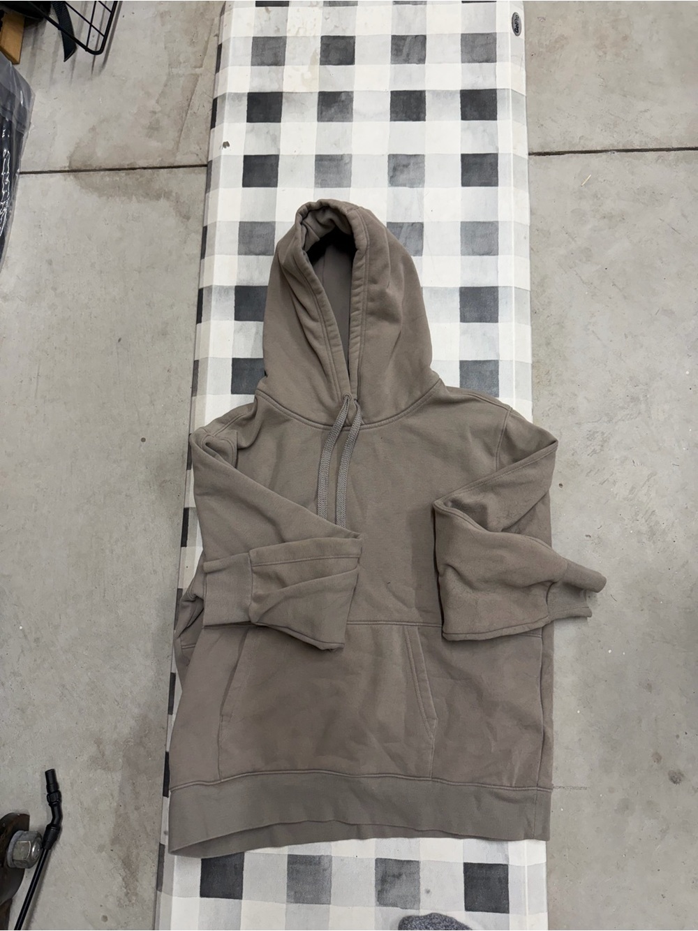 Athleta Women's Taupe/Olive Crewneck Hoodie